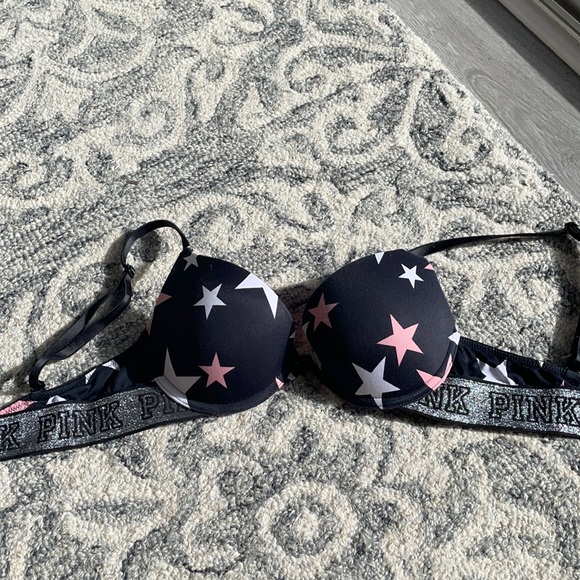 Pink/Victoria Secret Push Up Bra (30 C) - Picture 1 of 4